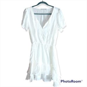 Abercrombie and Fitch Ivory Eyelet dress M